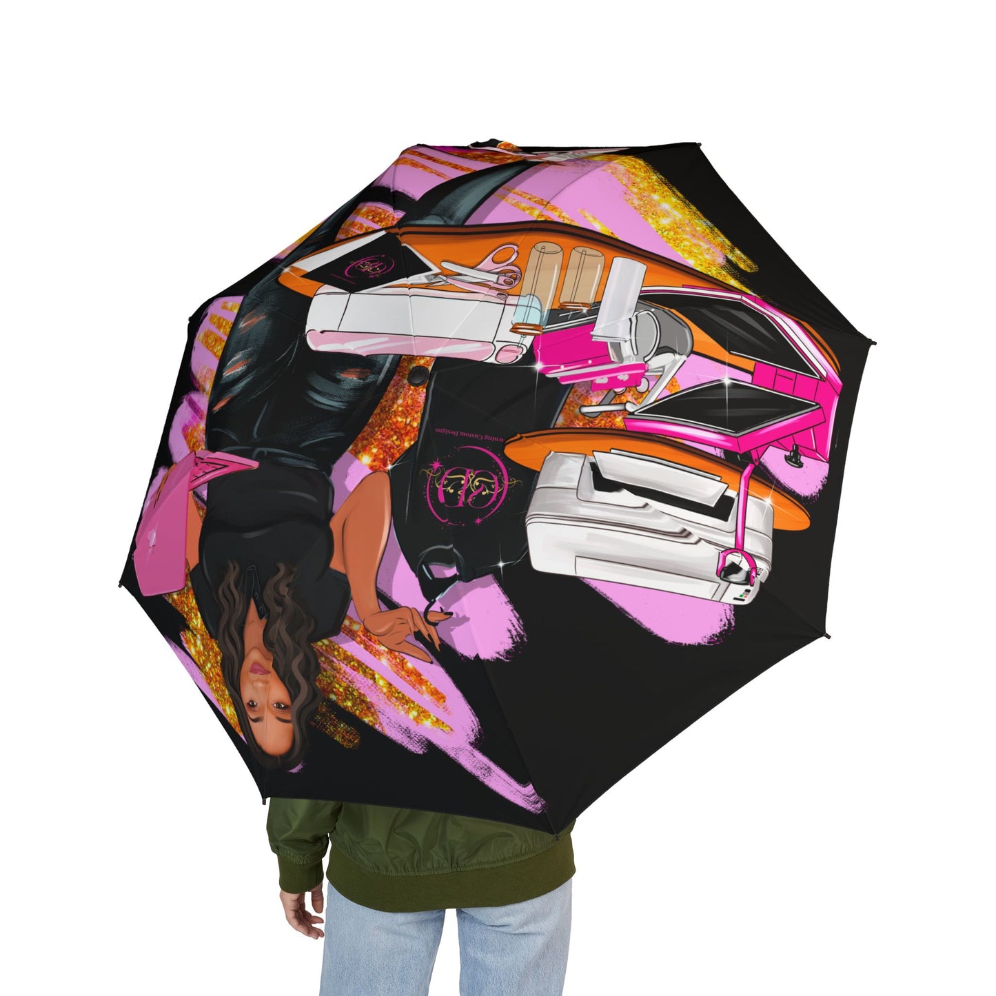 Semi-Automatic Foldable Umbrella