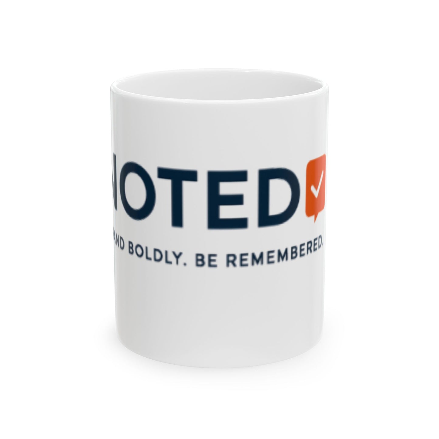 Logo Ceramic Mug (11oz, 15oz) - White Glossy Finish, Microwave & Dishwasher Safe