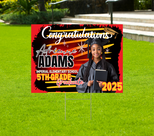 Custom Graduation Signs for Kids