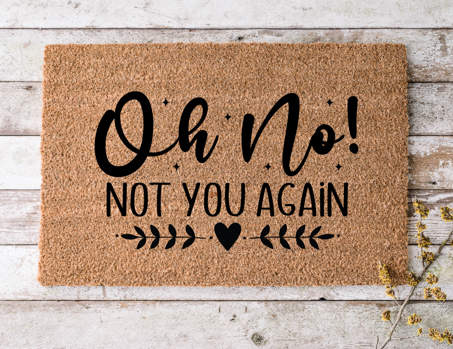 "OH No" Doormat