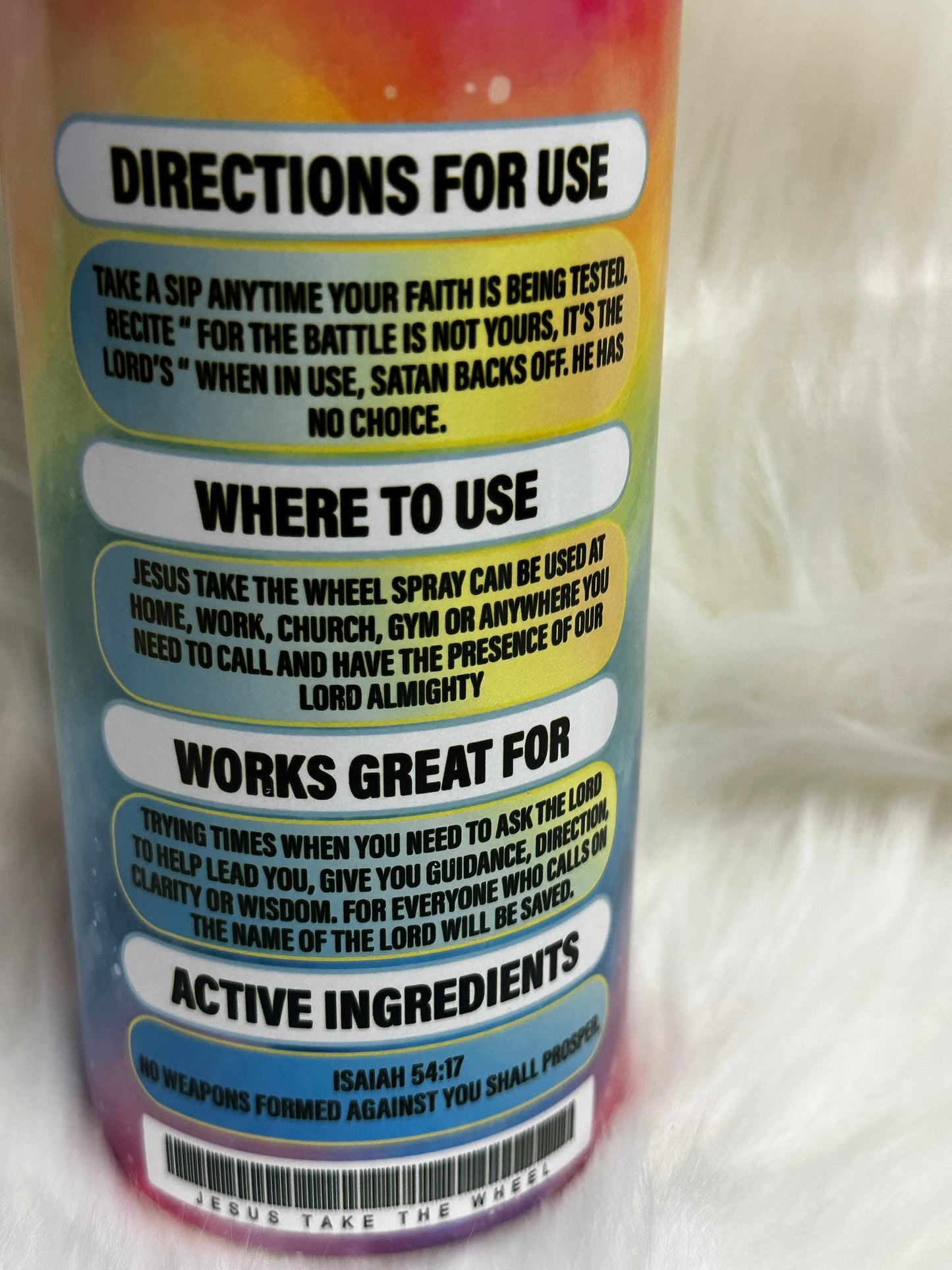 Jesus Spray Tumbler